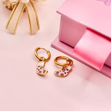 Pink Cheetah Stocking Charms