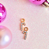 18k Gold Candy-Cane Charms
