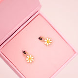 18k Gold Daisy Charms