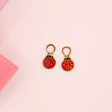 18k Gold Lady Bug Charm