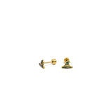 Witches Hat Studs