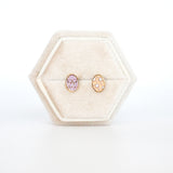 18k Gold Easter Egg Stud Earrings