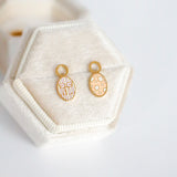 18k Gold Easter Egg Charms