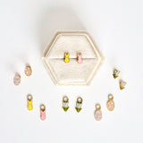 18k Gold Easter Egg Stud Earrings