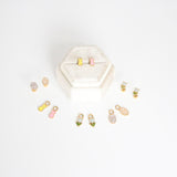 18k Gold Tulip Stud Earrings