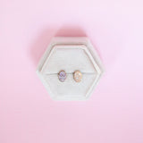 18k Gold Easter Egg Stud Earrings