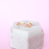 Star Cow Girl Hat Stud Earrings