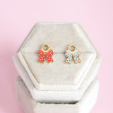 Polka Dot Bow Charms