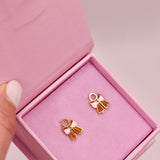 18k Gold Bow Charms