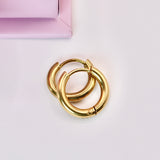 18k Gold Huggie Earrings