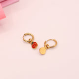 18k Gold Lady Bug Charm